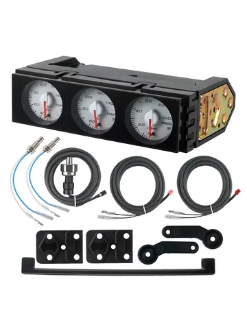 HA Accessories Universal Auto Gauge Def DF14405 Meter [DIN-Gauge] with sensors and two panel colors available