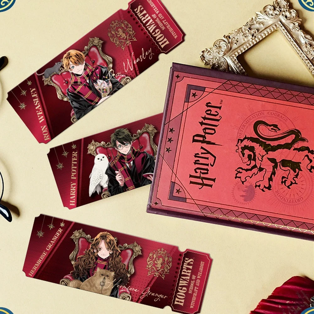Harry Potter Bookmarks Reading Pages Books Annotated School Stationary Supplies Aesthetic Bookmarks Decorative Cards Gifts - view 4