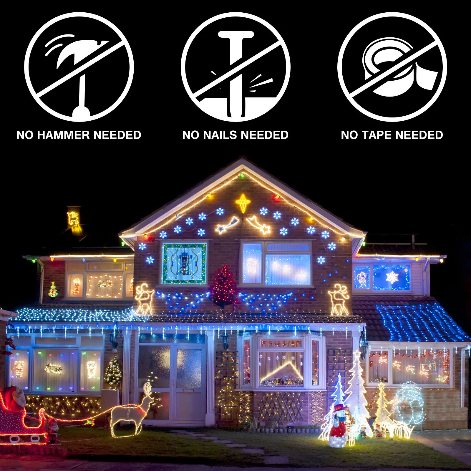 

100 шт. прозрачных пластиковых зажимов для гирлянд, декоративных фото-клипсов, легких клипс для настенного крепления