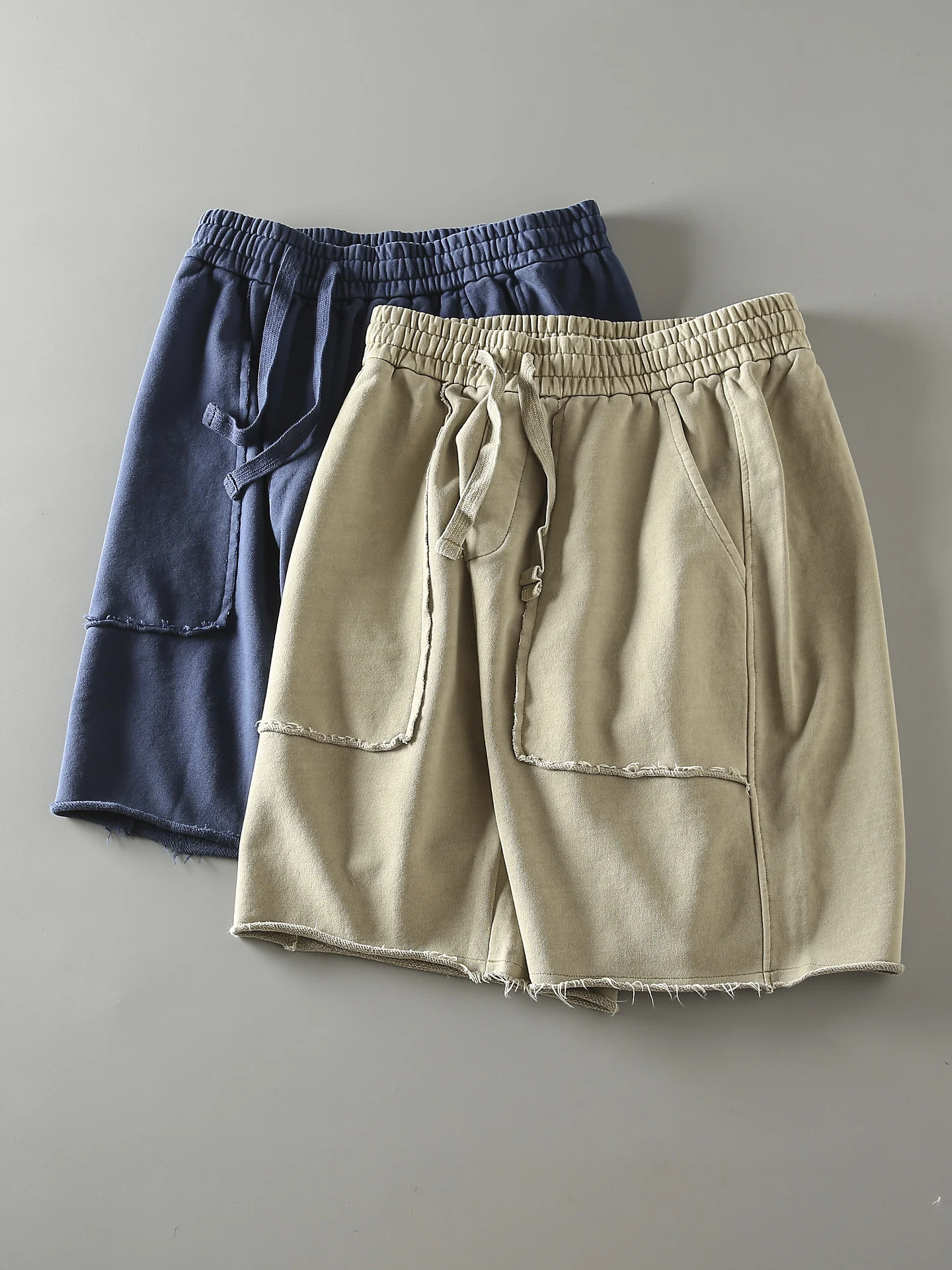 

Летние новые американские ретро-брюки с бахромой, свободные, молодежные, мужские, прямого кроя, укороченные, повседневные, для отдыха