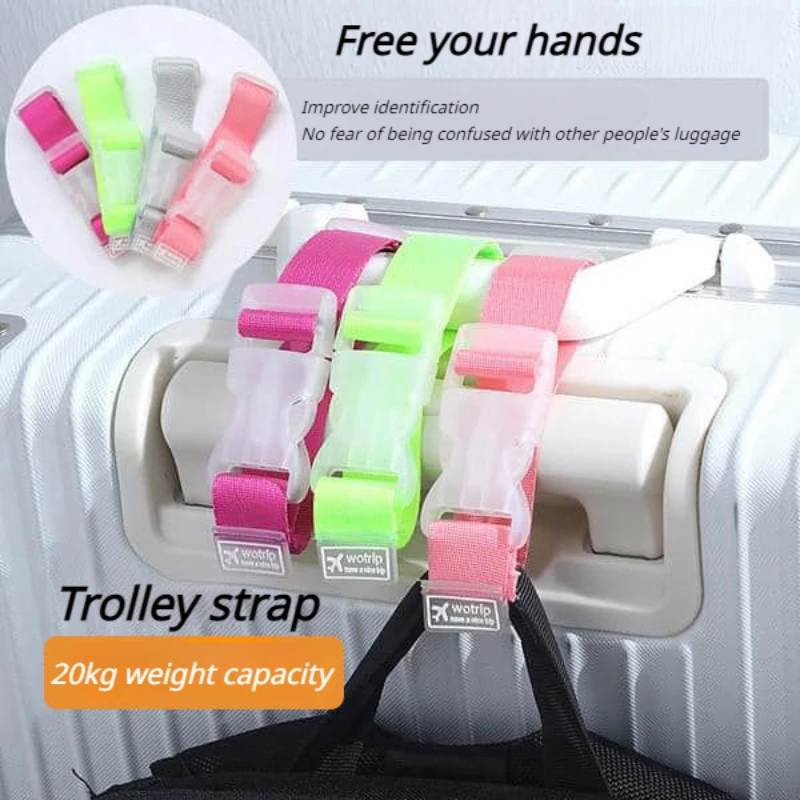 Travel Fixed Strap Luggage Bag Hanging Buckle Portable Luggage Binding Strap Hanging Piece Luggage Clamp Holder Camping Gear