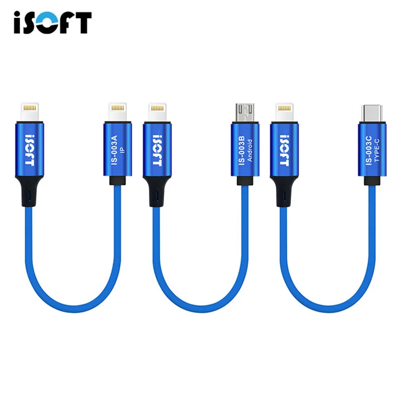 SUNSHINE ISOFT IS-003A IS-003B IS-003C IP-to-IP IP to Android IP to TYPE-C Data Transmission Cable For IPhone One-Click Transfer