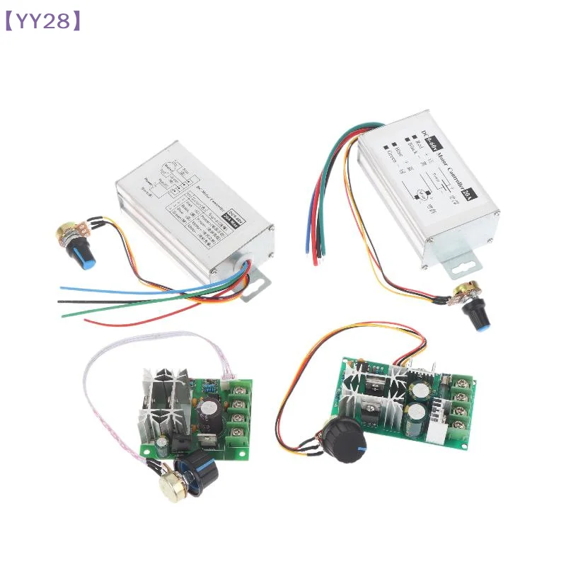 【YY28】PWM Speed Regulator Stepless DC Motor Speed Controller DC 9V-60V 12V 24V 60V 20A Motor Pulse Width Modulator Regulator{Y}