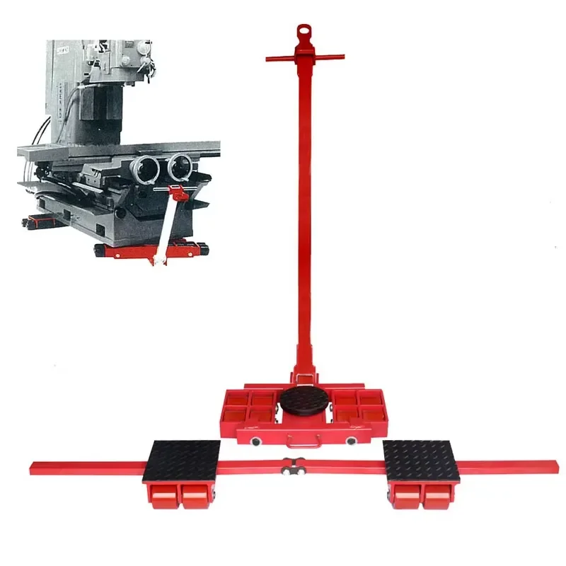 for 4T to 96T Heavy Duty Machinery Moving Skates Load Bearing Dollies Industrial Equipment Transport Skid Container Movers