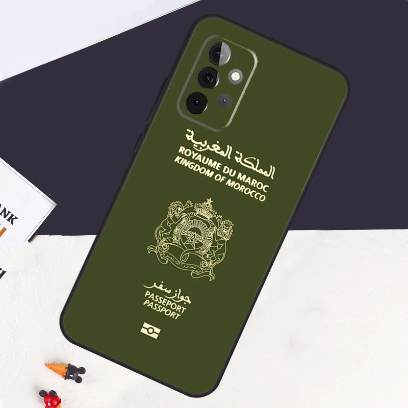 Morocco Flag Case For Samsung Galaxy A54 A34 A14 A52S A12 A22 A32 A52 A50 A51 A71 A13 A53 A33 Cover