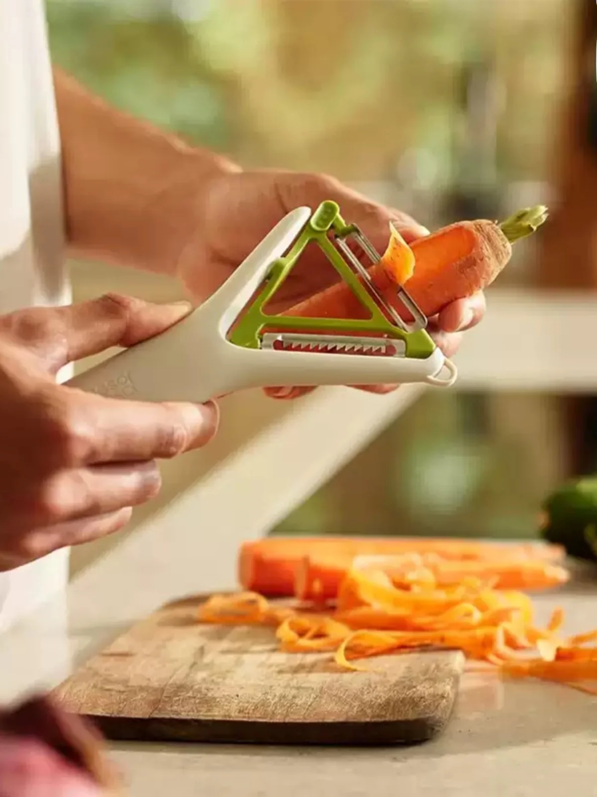 

New Joseph Joseph 2-in- Peeler Carrot Fruit Skin Remover Knife Vegetable Slicer Stainl Steel Kitchen Tool for Cooking