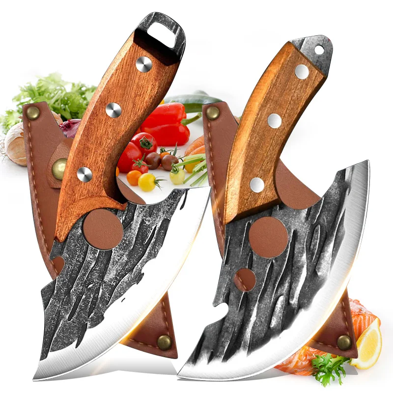 Professionelle Fleisch Schneiden Messer Edelstahl Küche Kochmesser Angeln Boning Obst BBQ Metzger Utility Messer Dosenöffner