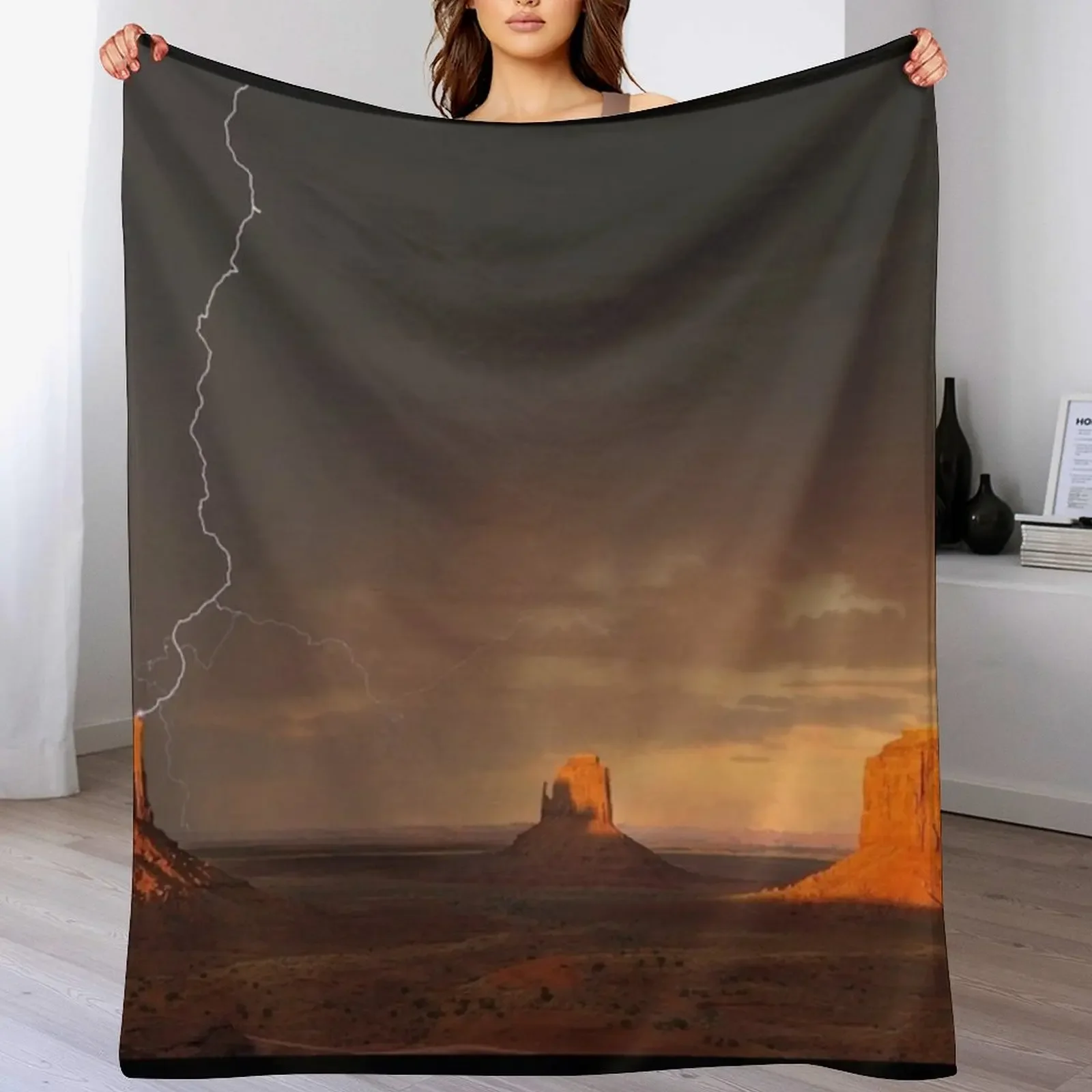 

Monument Valley Throw Blanket Plaid Shaggy valentine gift ideas Luxury Blankets