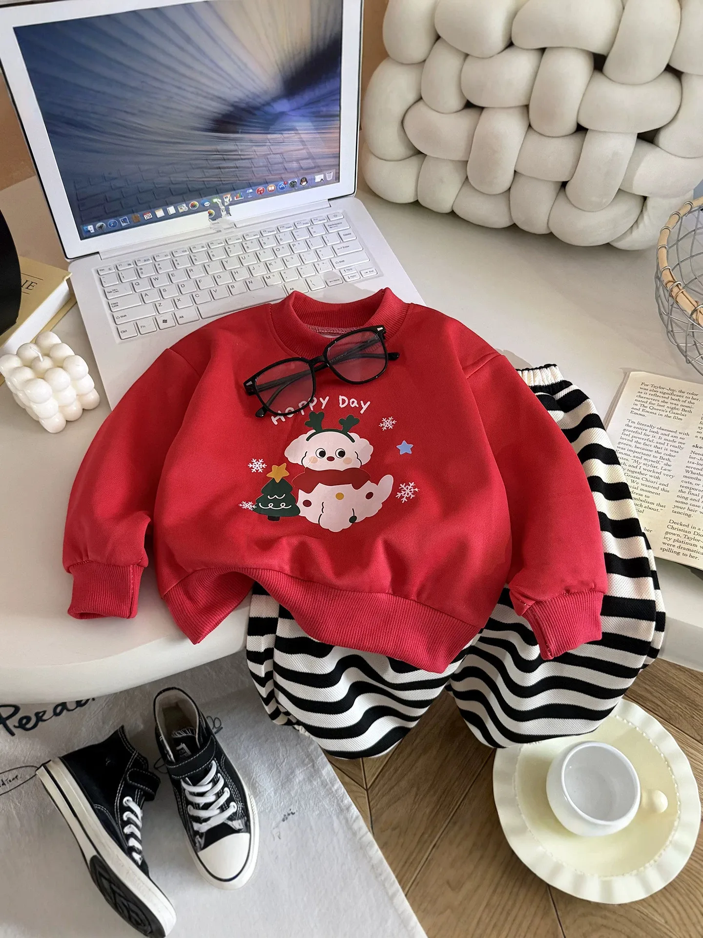 2PCS/Set Autumn Toddler Baby G - огляд і ціна Baby Xmas Clothing