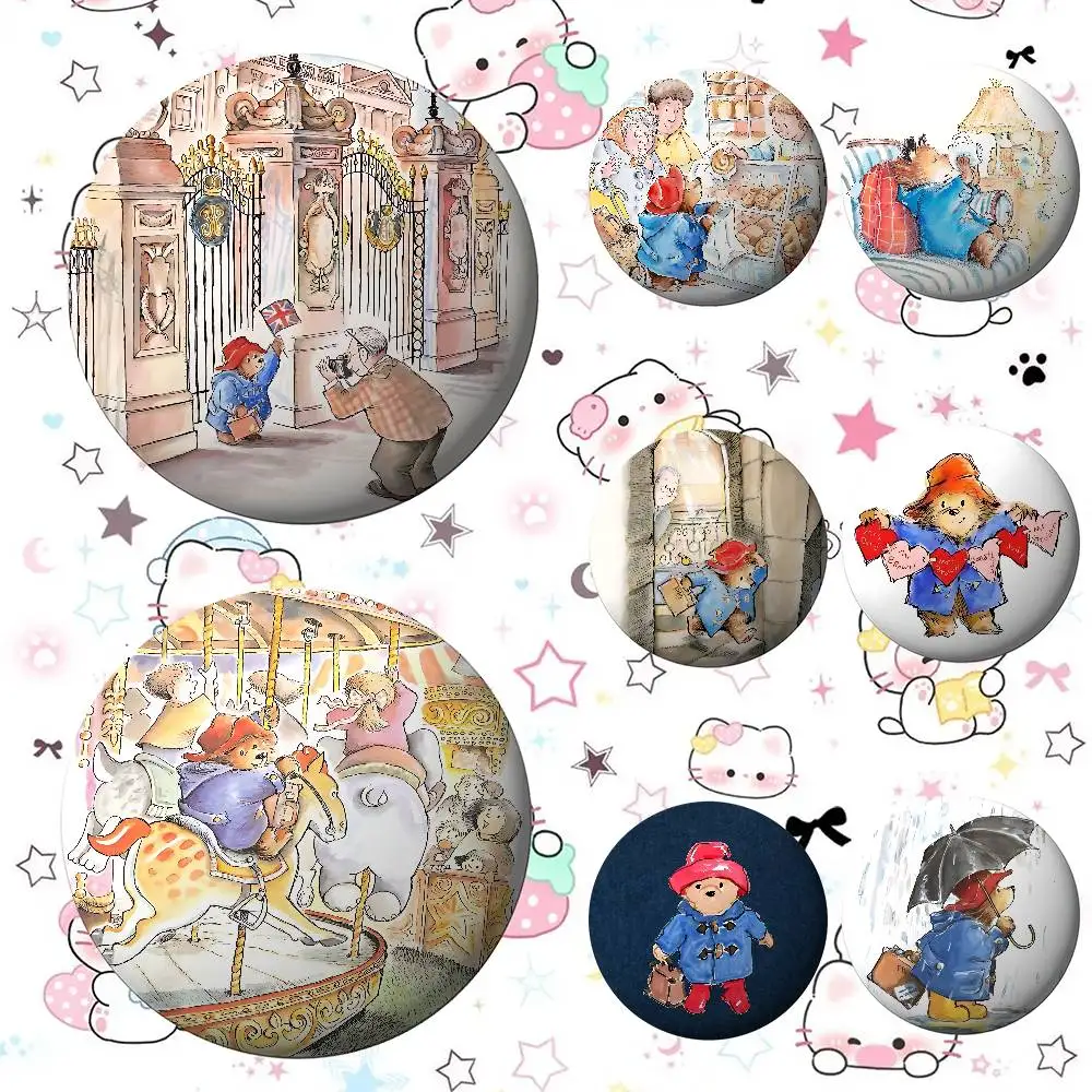 

Cute D-Duffle B-Bears Badges Tinplate Soft Button Pin Brooch Metal Badge Custom Jewelry Accessories Hat Bag Lapel