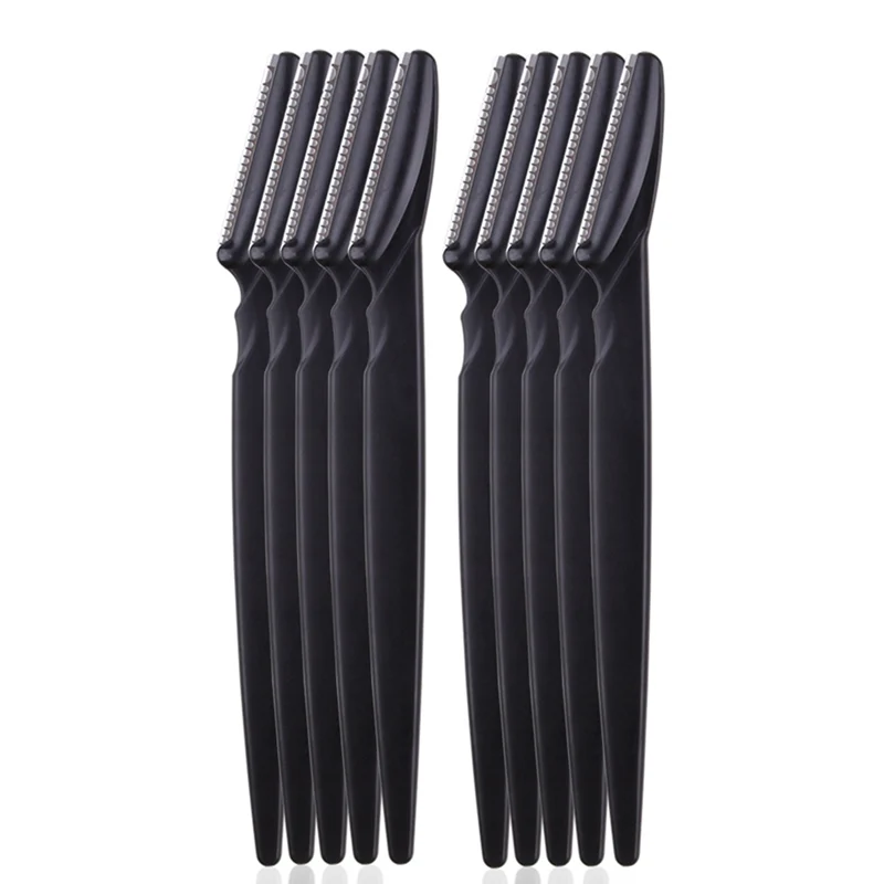 5/10/15Pcs Eyebrow Trimmer Makeup Tools Safe Eye Brow Razor Face Body Hair Removal Shaver Blades Woman Eyebrows Shaping Knife