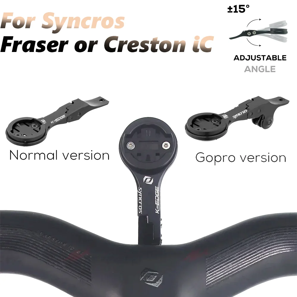 

Aluminum Alloy Computer Mount For Syncros Fraser or Creston iC cockpits Computer Mount Gopro/Garmin/Bryton/Wahoo Mount
