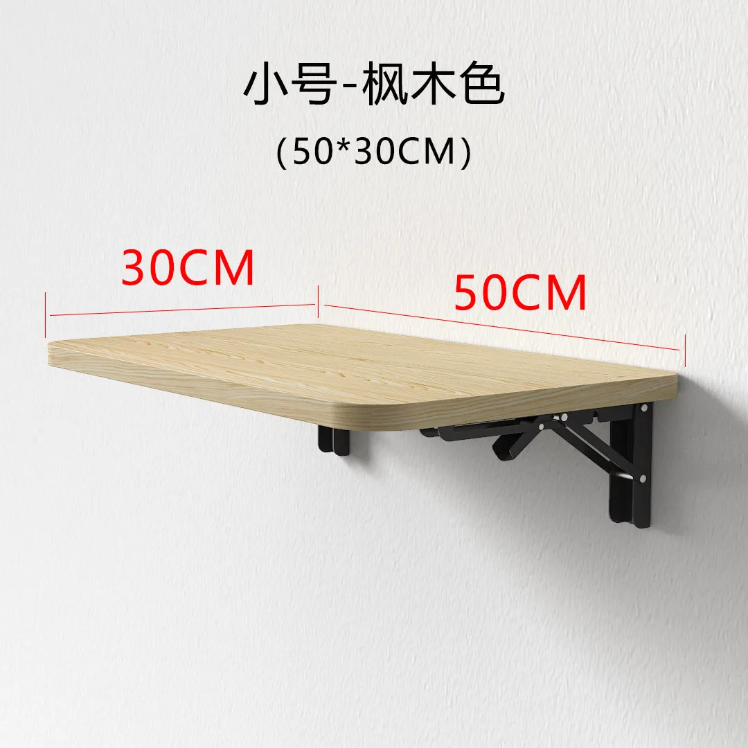 Wandgemonteerd bureau Opklapbare houten planktafel voor kleine appartementen Ruimtebesparend computerbureau Minimalistisch wandbureau voor thuiskantoor