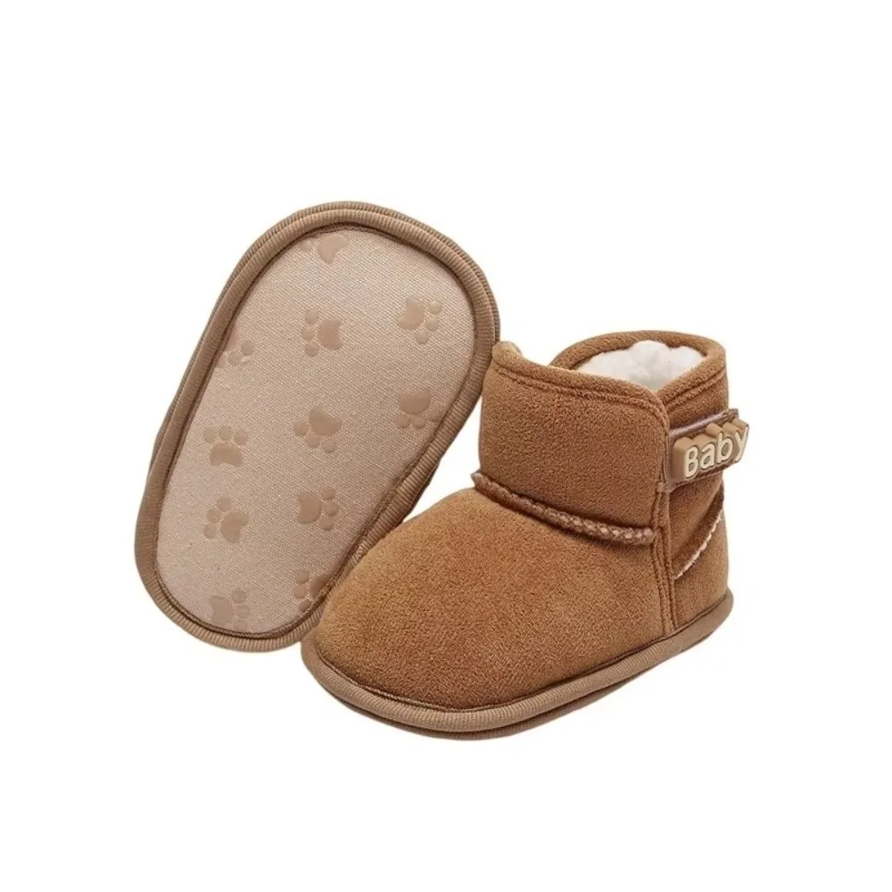 

Winter Warm Babys Snow Booties Anti-Slip Flats Newborn Baby Shoes Toddler Crib Boots Soft Toddler Infant Walking Shoes