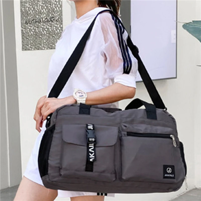 Travel Bag Luggage Handbag Women's Shoulder Bag Large Capacity Brand Waterproof Nylon Sports Gym Bag Ladies Crossbody Bag