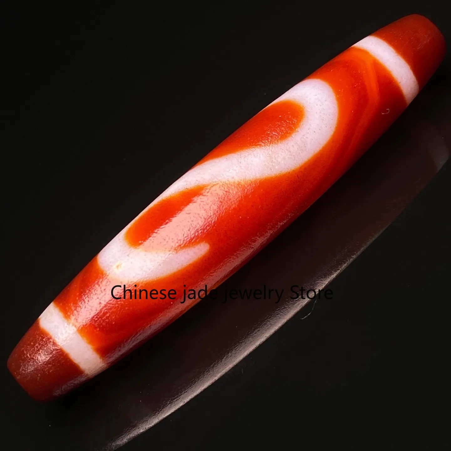 Rare Tibetan Buddhism Agate S Money Hook Dzi Bead Amulet Necklace Pendant G5978