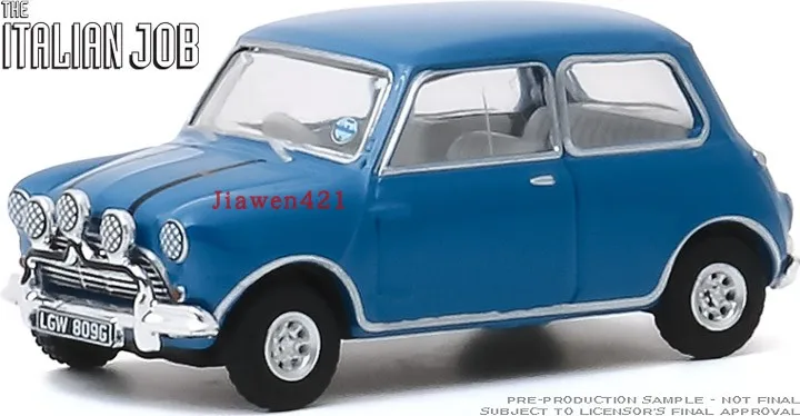 Greenlight 1:64 1967 Austin Mini Cooper Alloy car model high detail children's collector's gift decoration ornament gift