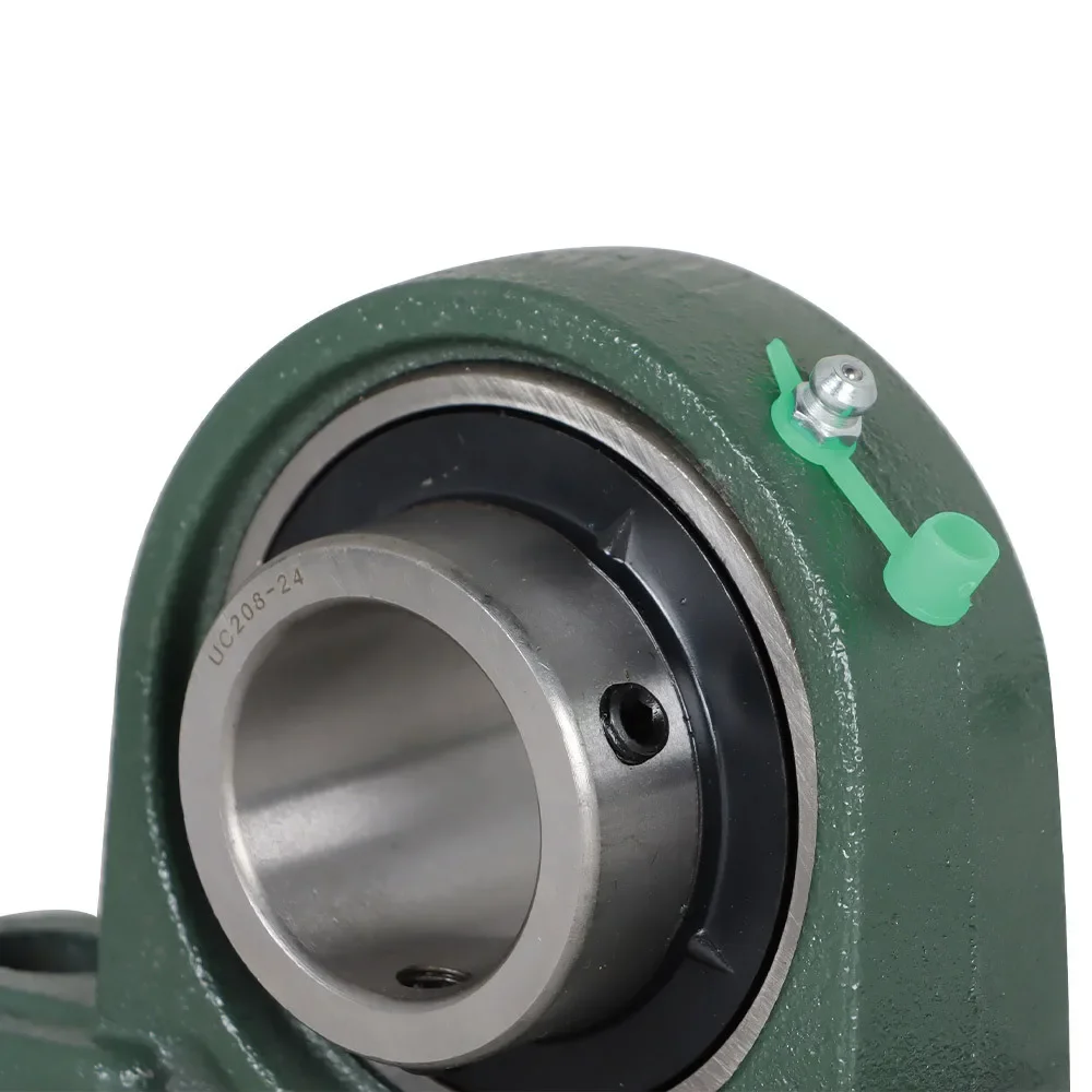 2 pezzi UCP208-24 cuscinetto del blocchetto di cuscino foro da 1-1/2 pollici cuscinetti del blocchetto di cuscino cuscinetto in acciaio 2 bulloni autoallineamento