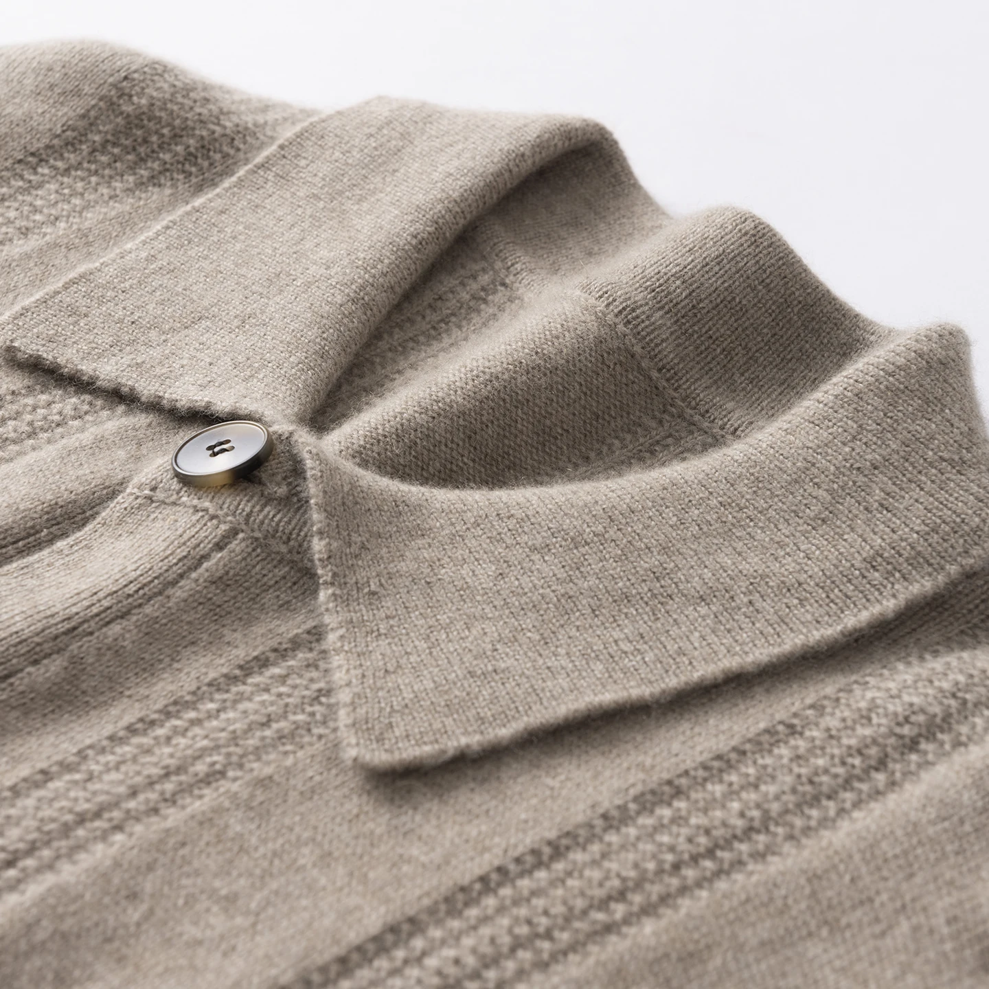 Men's Clothing Business Casual Outerwear 100% Pure Goat Cashmere Knitted Sweater Autumn Winter Thickened Button Cardigan Sweater