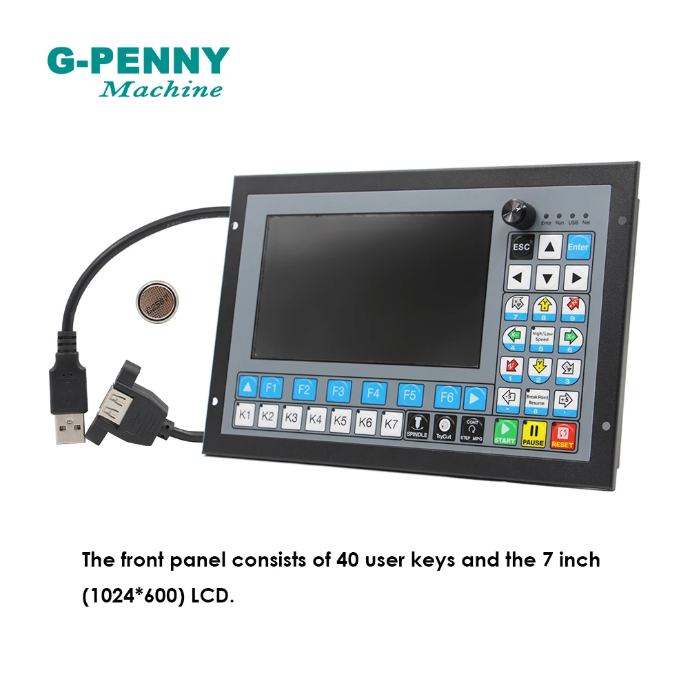 Free shipping! CNC Controller 3/4/5 Axis DDCSE off-line controller off line control card for CNC Router Engraving Machine