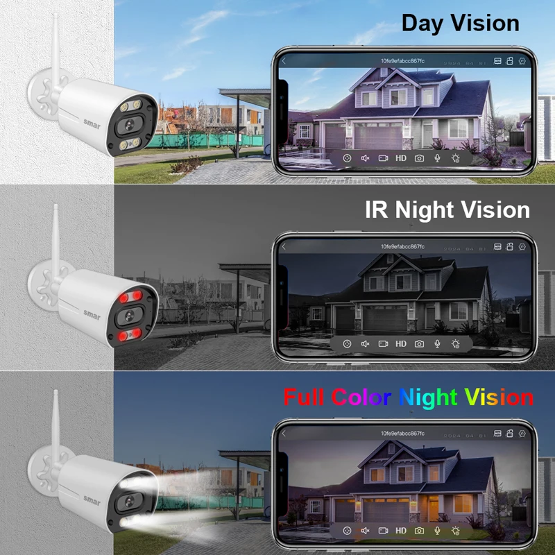 Smar 5MP 3MP Outdoor Wireless IP Camera Human Detection Two Way Audio Full Color Vision Video Surveillance Cam Onvif ICSEE APP