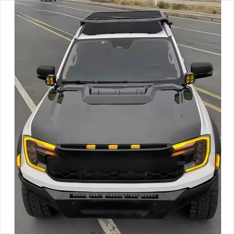 

High-Quality Carbon Fiber Hood for F-150 Raptor Upgr