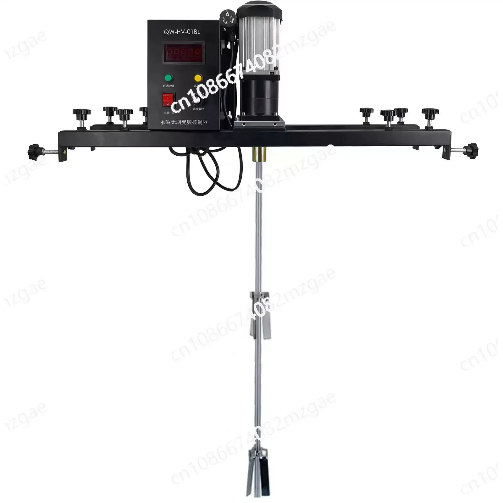 High Torque IBC Tote Electric Mixer for 50-500 Gallons, Explosion-Proof Pneumatic Paint and Ink Agitator