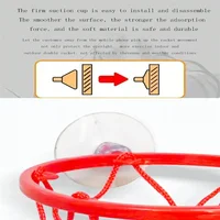 Children's sports mini basketball set coordinated wrist solid rubber elastic ball shooting table game toy 5