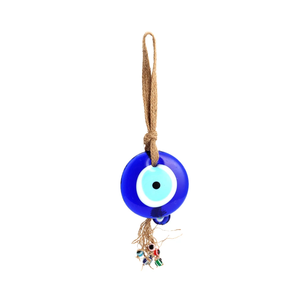 Grote Duivel Oog Turkse Blauwe Oog Ronde Glazen Kralen Sieraden Etnische Stijl Benodigdheden Voor Sieraden Maken Diy Accessoires Auto Hanger