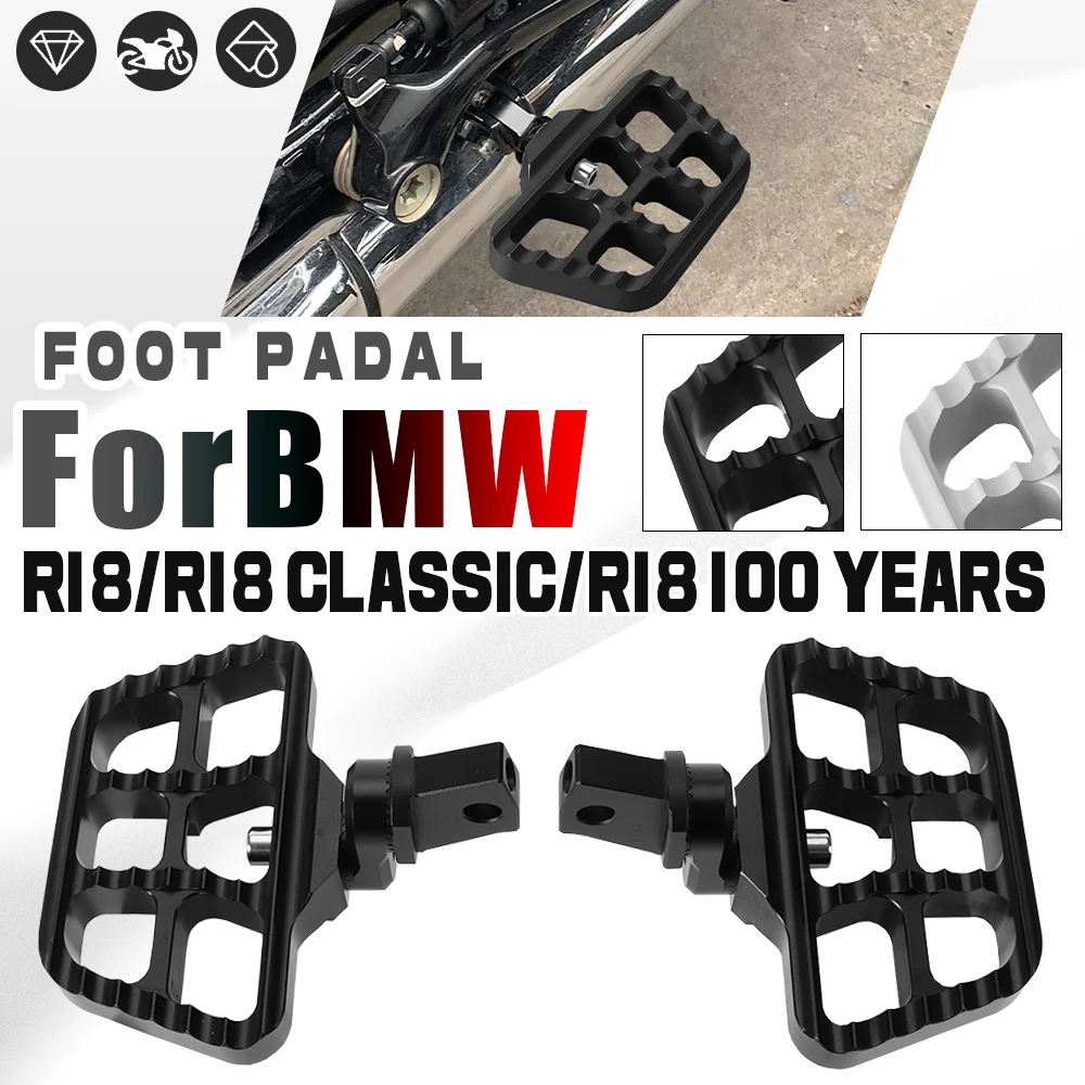 

For BMW R18 r18 R 18 CLASSIC R 18 100 Years Adjustable Foot Pegs Driver Wide Footpegs Footrest Motorcycle Front Foot Rests Pedal