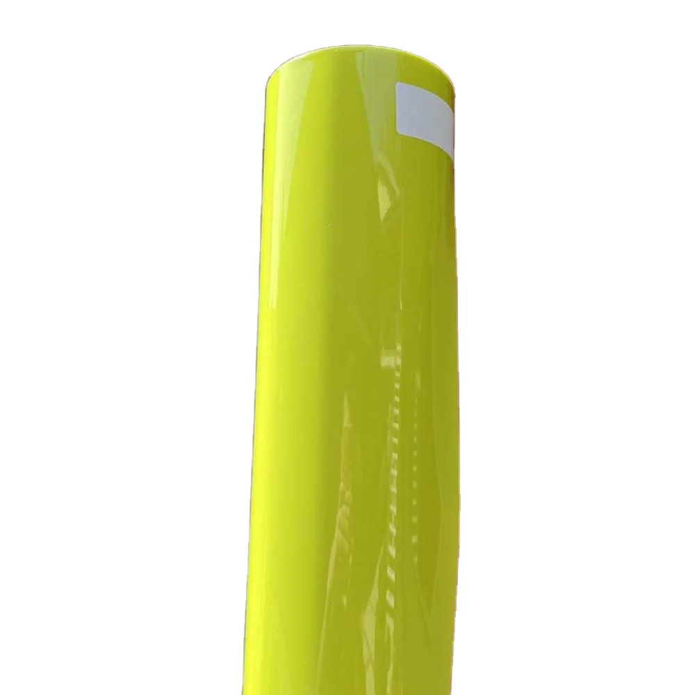 Hot selling：Vehicle Decorative Color Film Super Gloss PET Liner Acid Green Car Paint Protective Film Car Vinyl Wrap