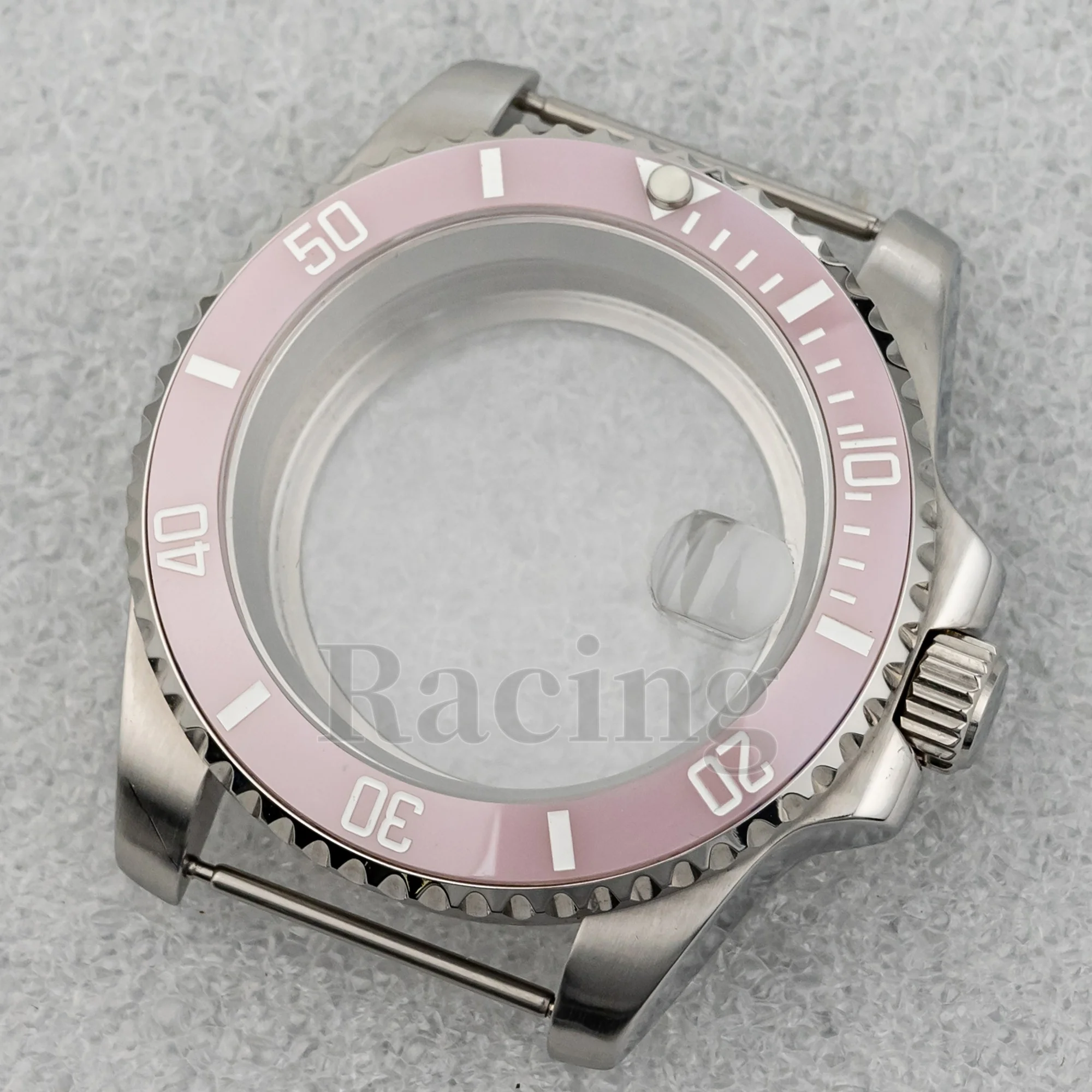 NH35 Watch Case Bezel for SUB GMT 40mm Case fit NH34/35/36 Mechanical Movement Watch Parts Sapphire Glass Case 10ATM Waterproof