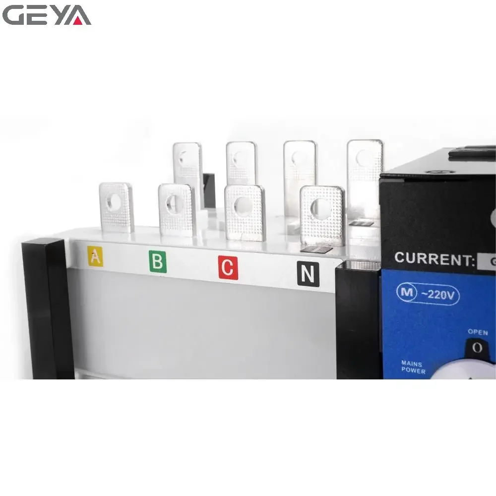 GEYA 16A-1600A Dual Power ATS 400A 4P Automatic Transfer Switch 250A 630A 800A 1000A For Diesel Generator Engine