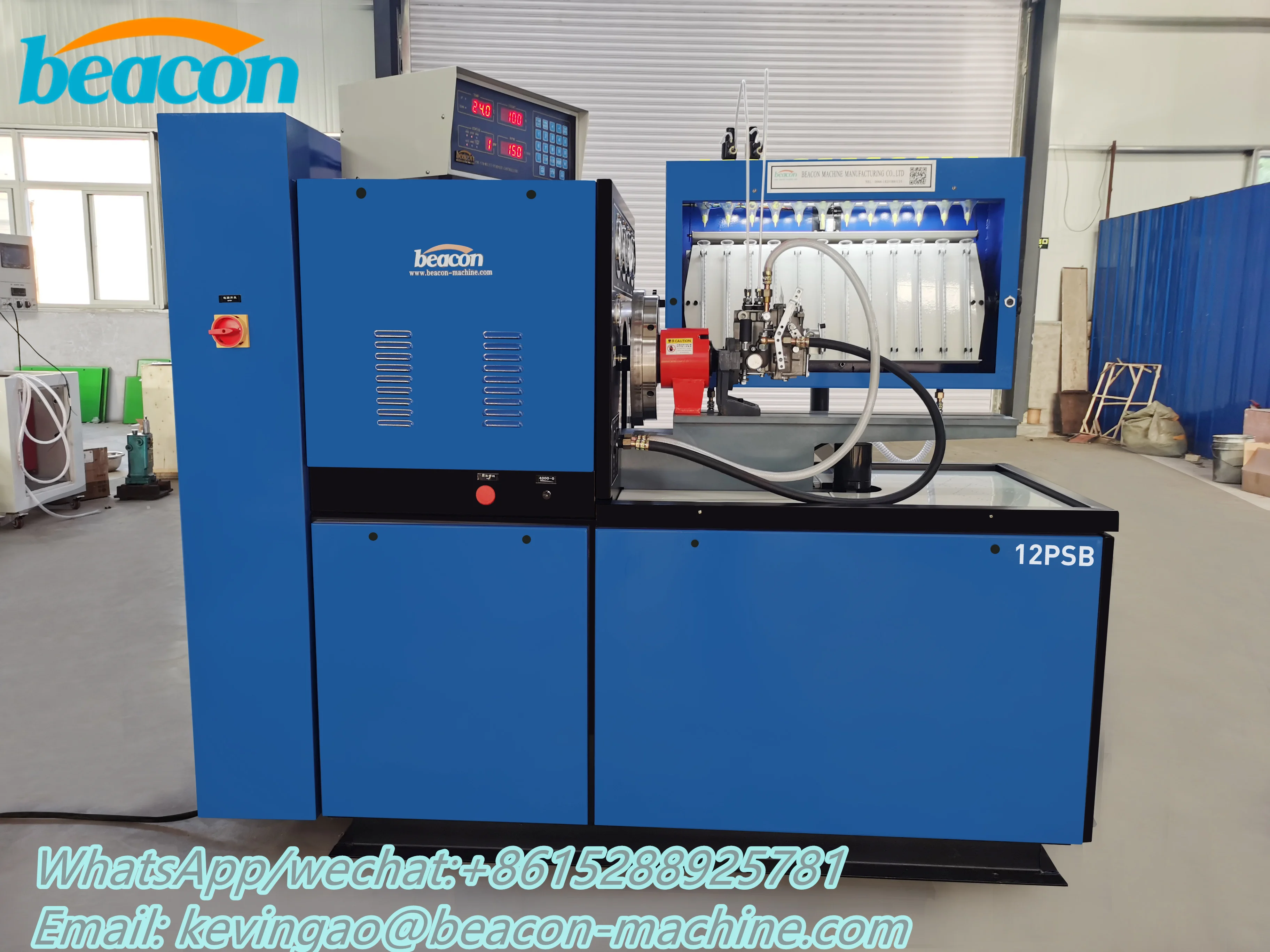 High Pressure Diesel Fuel Pump Testing Machine 12PSB Fuel Pump Test Bench Vp44 Injection Pump Mechanical Test Bank