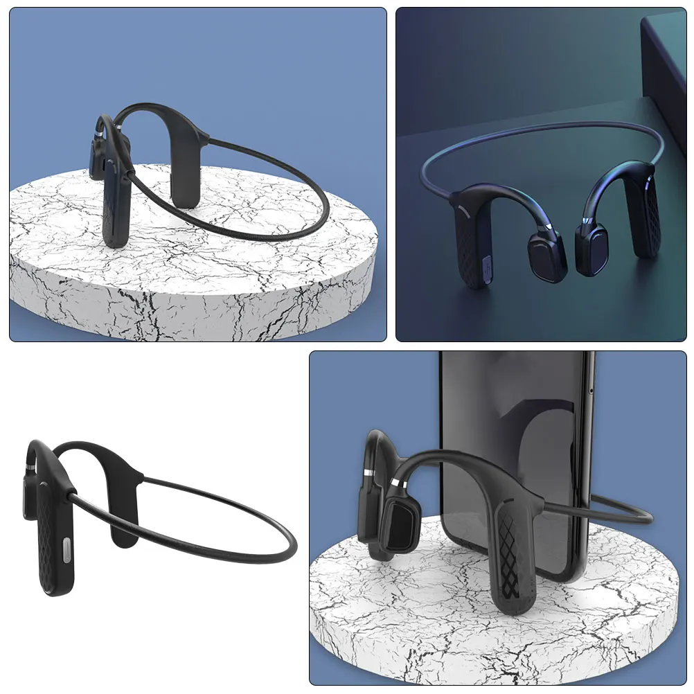 

Bone Conduction Bluetooth Headset Wireless Sports Headphone Non-ear Design Waterproof Earphone