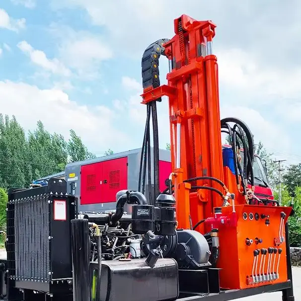 Customized Agricultural Irrigation Water Well Drilling Rig 200m Hydraulic Rotary Drilling Machine Factory Direct Supply