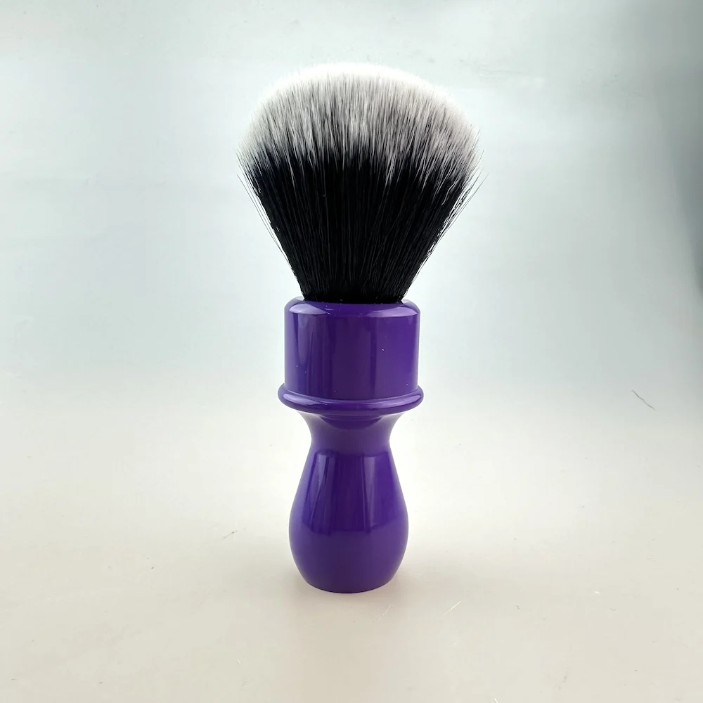 FS-24mm G3 Synthetic Fiber Shaving Brush, Long Purple Handle,Berber Daily Use,Best Gift for Men,Wet Shaving