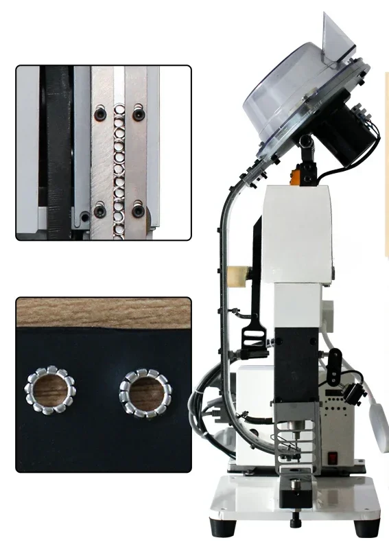 Awning/Shade Net Semi-Automatic Metal Eyelet Grommet Fixing Punching Machine