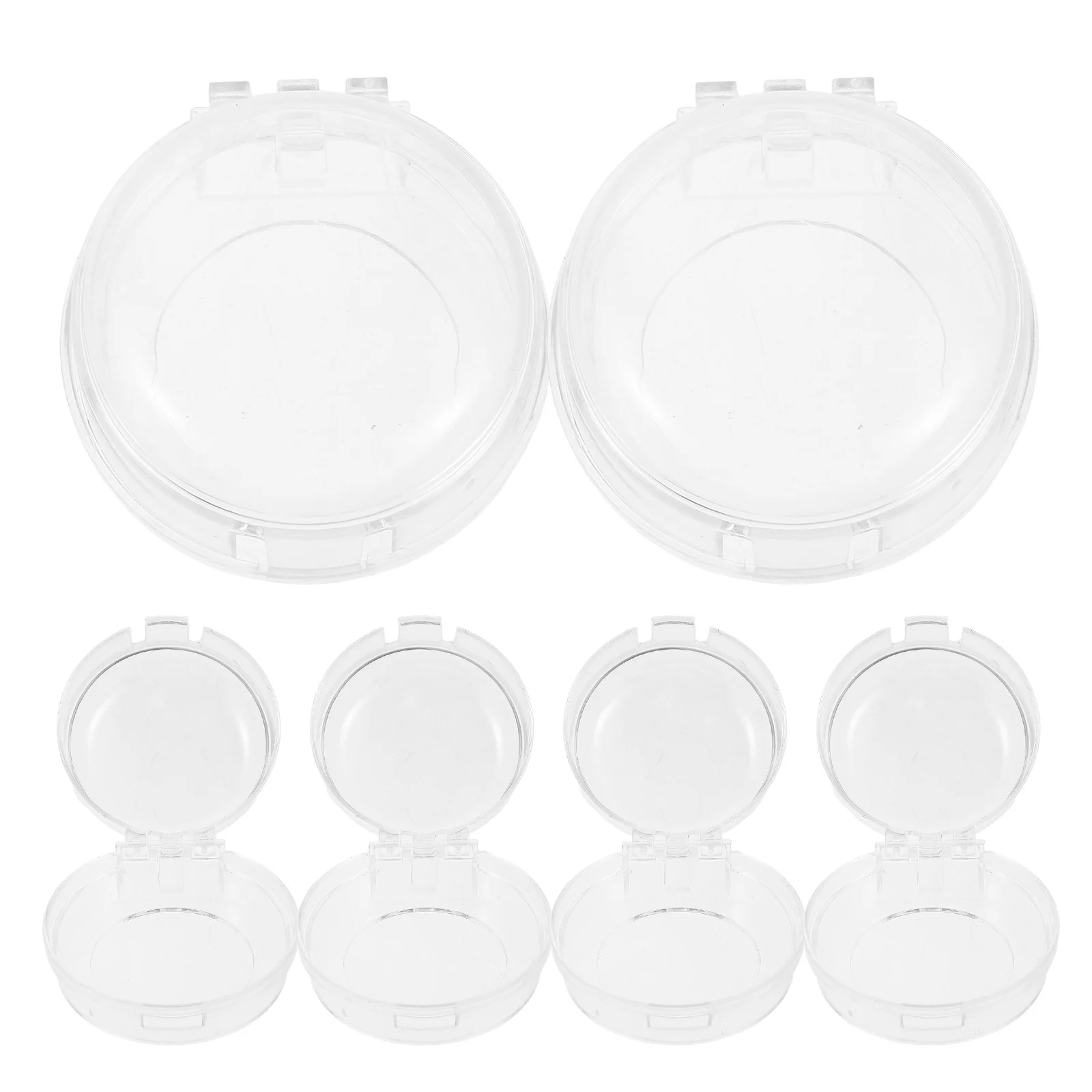 

6 шт., чехлы для ручек газовой плиты, прозрачные, термостойкие, универсальные, подходят для защиты кнопок плиты, защита для детской плиты