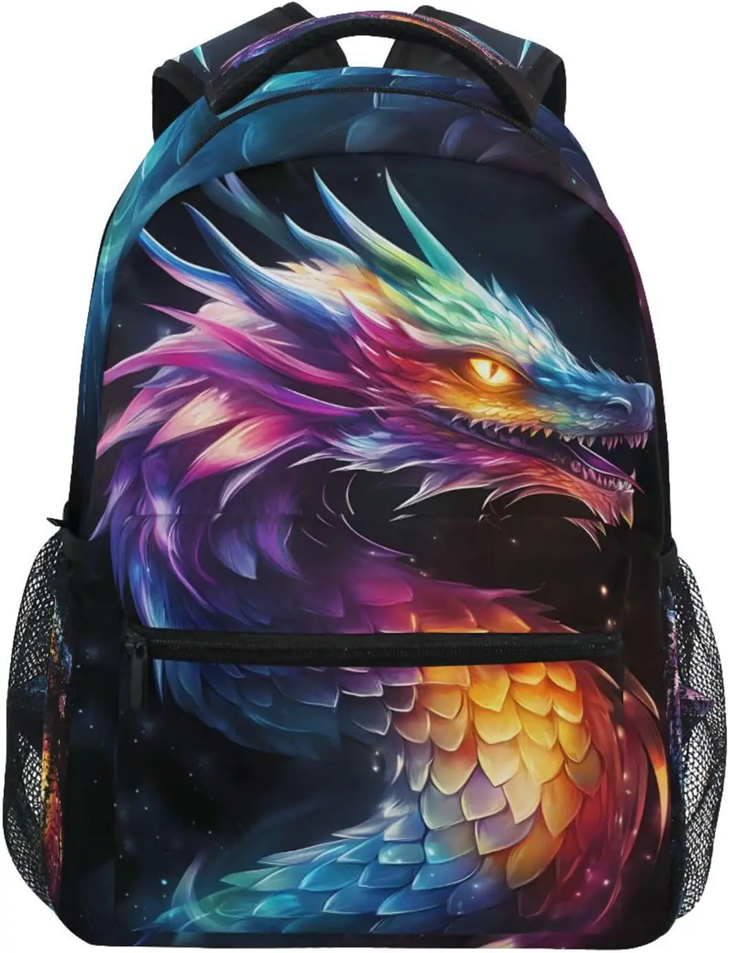 

Dragon Kids School Backpack for Boys Girls Teens Bookbag Travel Daypack Bag 16 inch