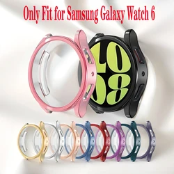 Case for Samsung Galaxy Watch 6 40mm 44mm,TPU Screen Protector All-Around Bumper Shell for Galaxy watch 6 44mm 40mm Cover.