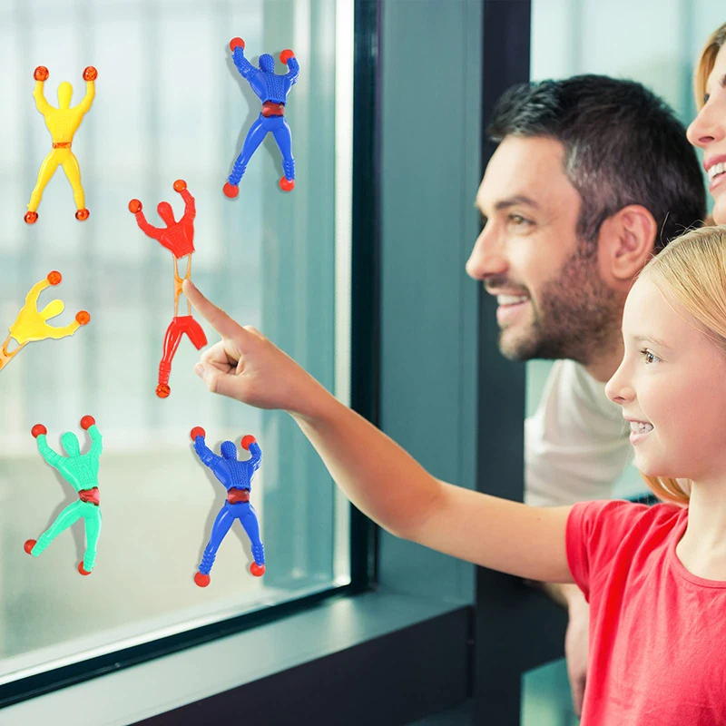 Pegatinas de pared adhesivas de Spiderman para niños, juguete de Spiderman, descompresión, alivia el estrés, artefactos para niños, 1-30 piezas