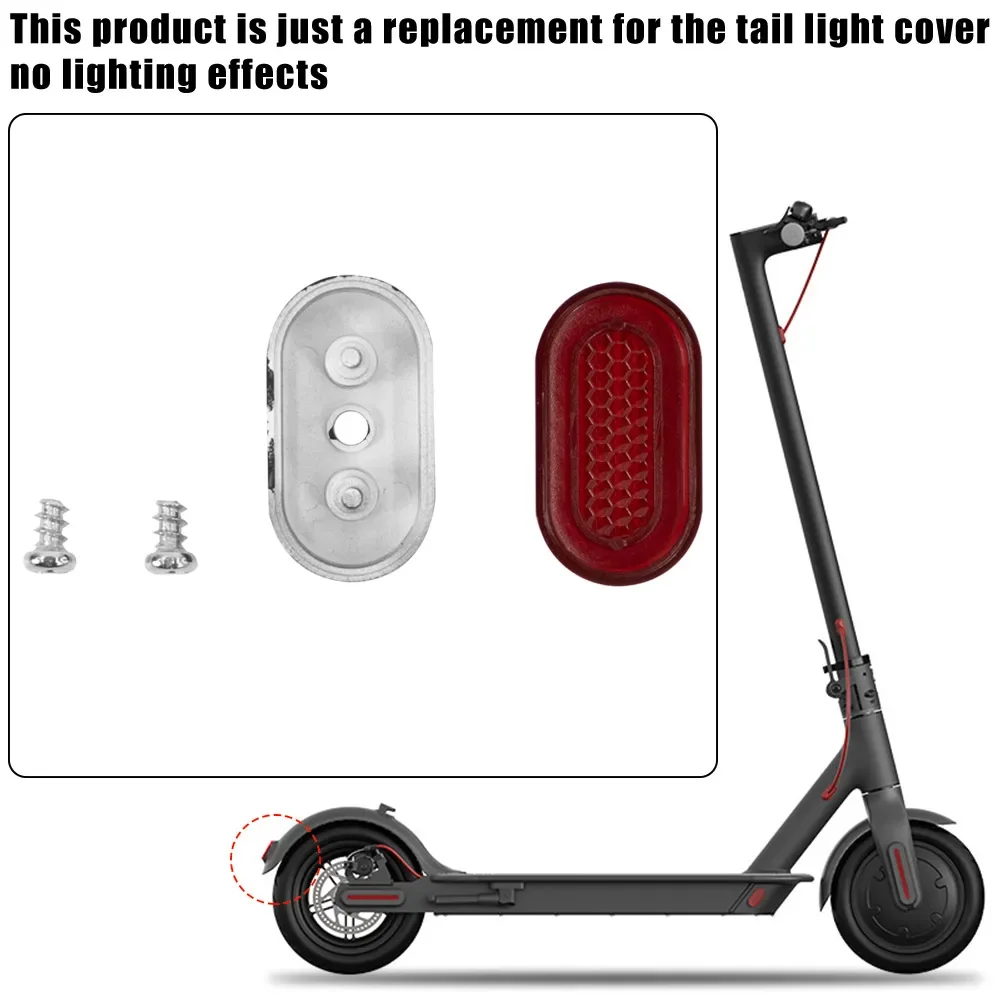 Taillight Cover Lampshade for Xiaomi M365 Electric Scooter Stoplight Rear Fender Brake Light Led Shade Replacement