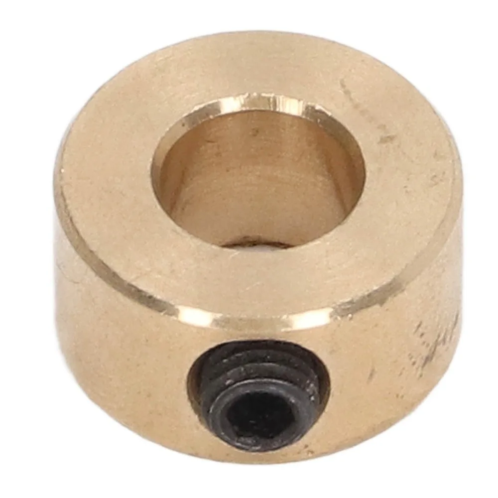 Precision Brass Material Drill Stop Collar Yellow Shaft Positioner Brass Drill Bit Depth Stop Collar Drilling