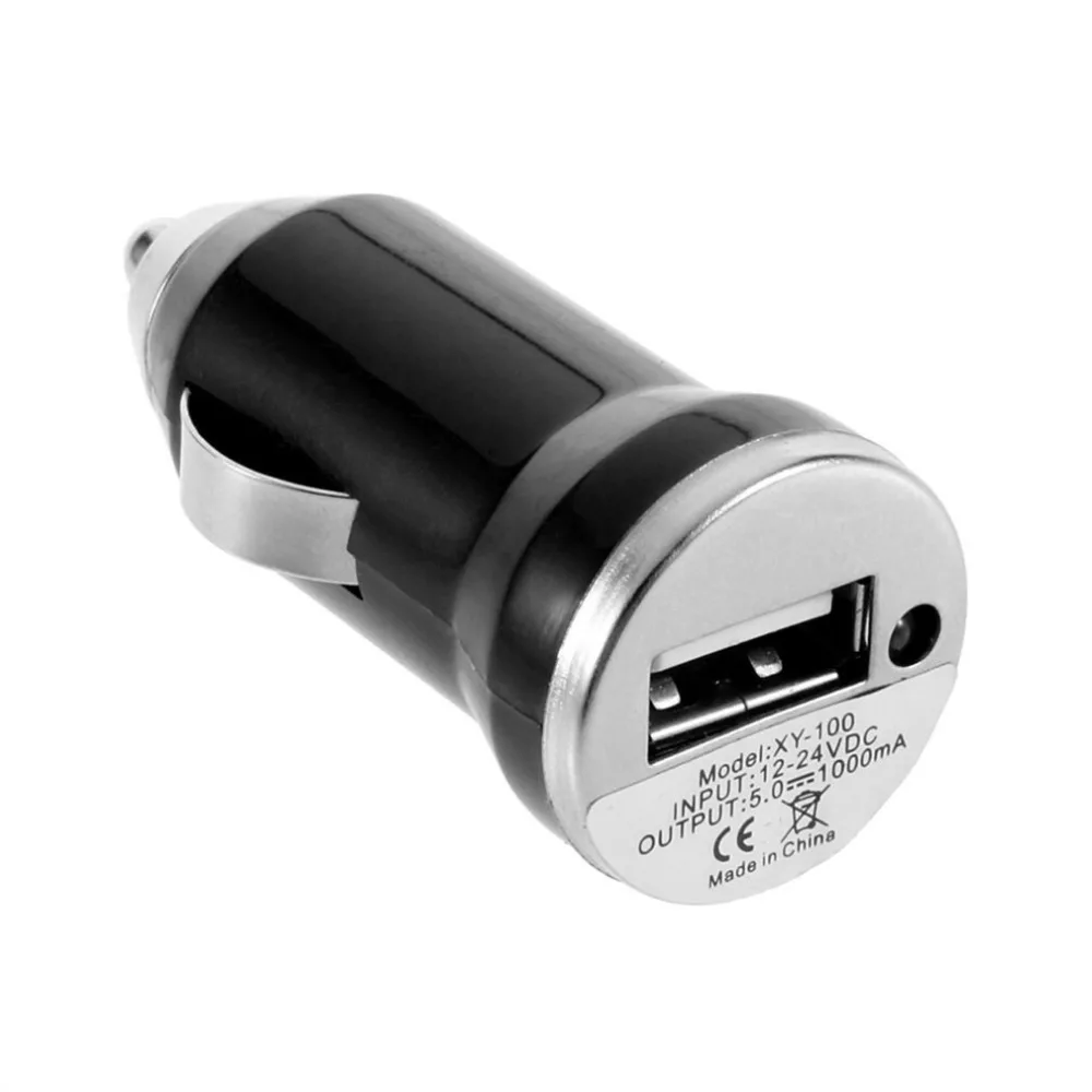 

1000mA USB Car Charger Input 12-24V DC Output 5.0V Charging Power Adapter for iP-od Touch For iPhone Dropshipping Wholesale