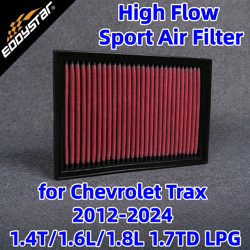 

Спортивный воздушный фильтр с высоким расходом для Chevrolet Trax 2012-2024 1.4T/1.6L/1.8L 1.7TD, моющиеся гоночные впускные фильтры сжиженного нефтяного газа