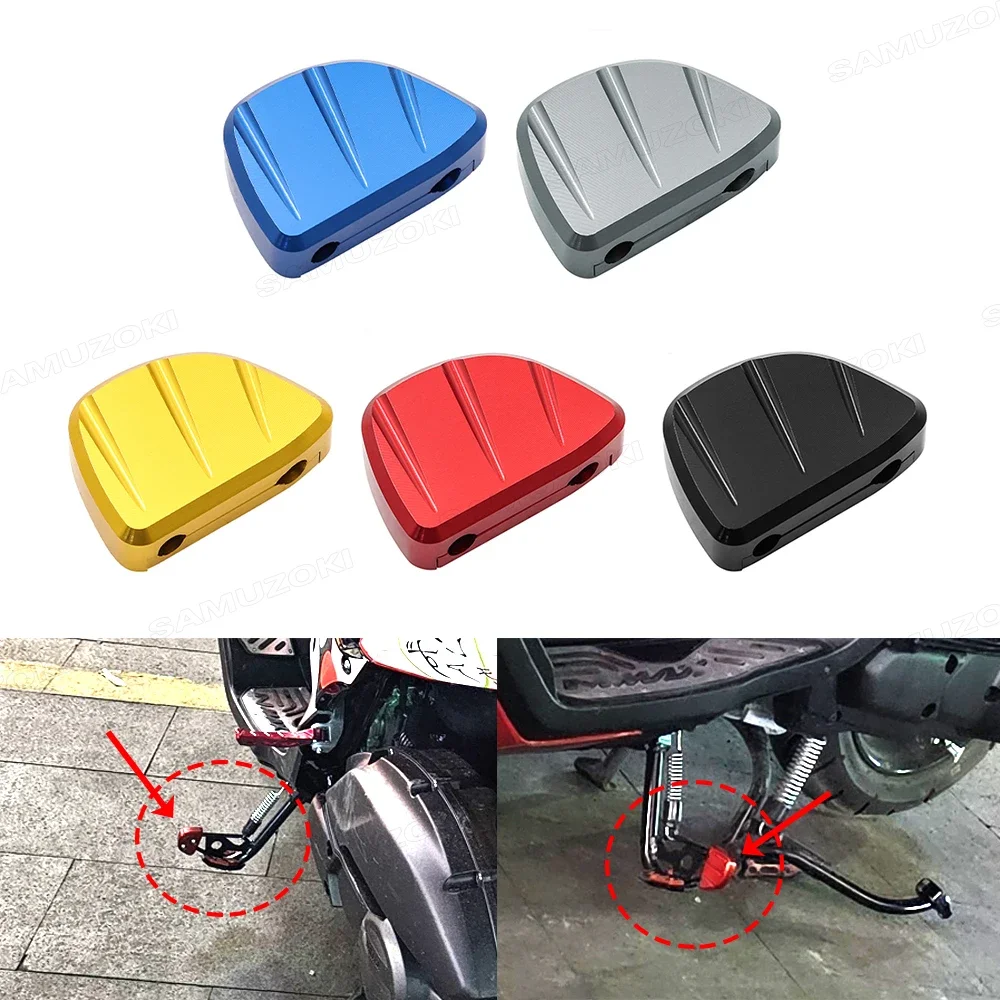 Motorcycle Accessories for YAMAHA NMAX155 NMAX125 N-MAX NMAX 155 125 Foot Side Stand Extension Pad Kickstand Kick Stand Plate
