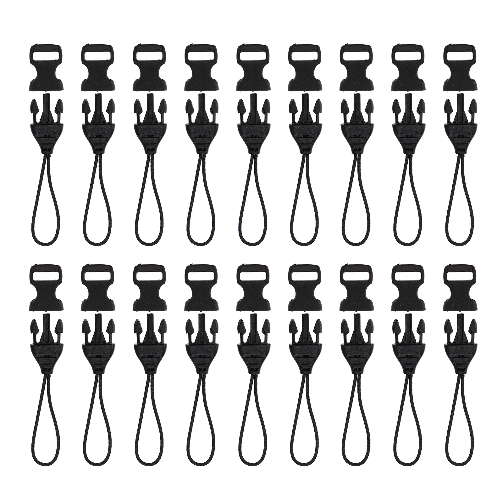 

50Pcs Outdoor Portable Mini Buckles Plastic Quick Release Backpack Detachable Sliding Buckle Connector for Camera Strap Phone