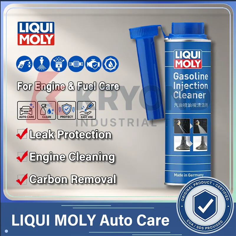 LIQUI MOLY Fuel Injector Cleaner Engine Flush Oil Additive Hydraulic Lifter Catalytic Cleaning Automotive Maintenance Motor Care