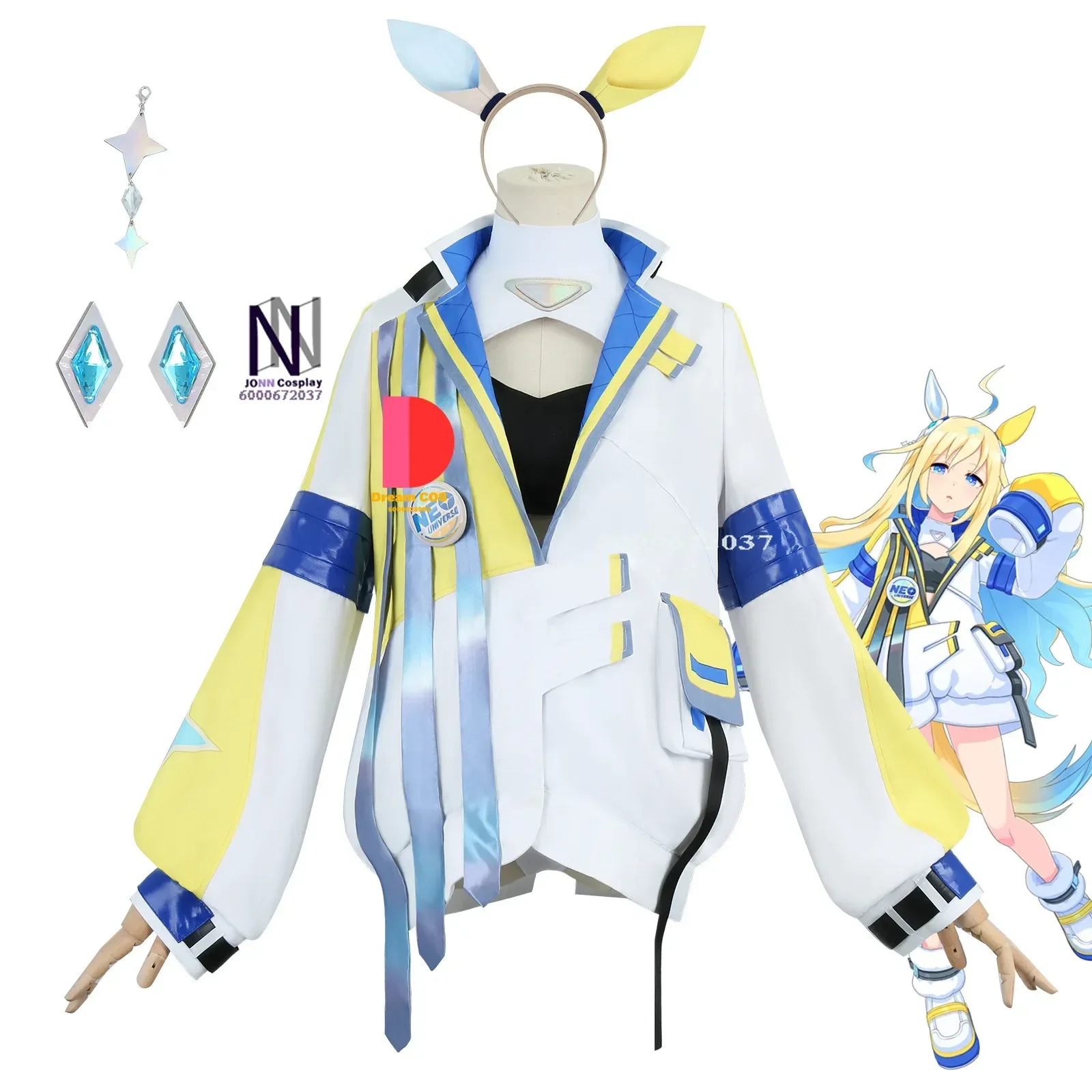 

Umamusume: Pretty Derby Anime Neo Universe Cosplay Outfit with Wig Athletic Coat Jumpsuit for Women Sexy Carnival Party Hot Sale